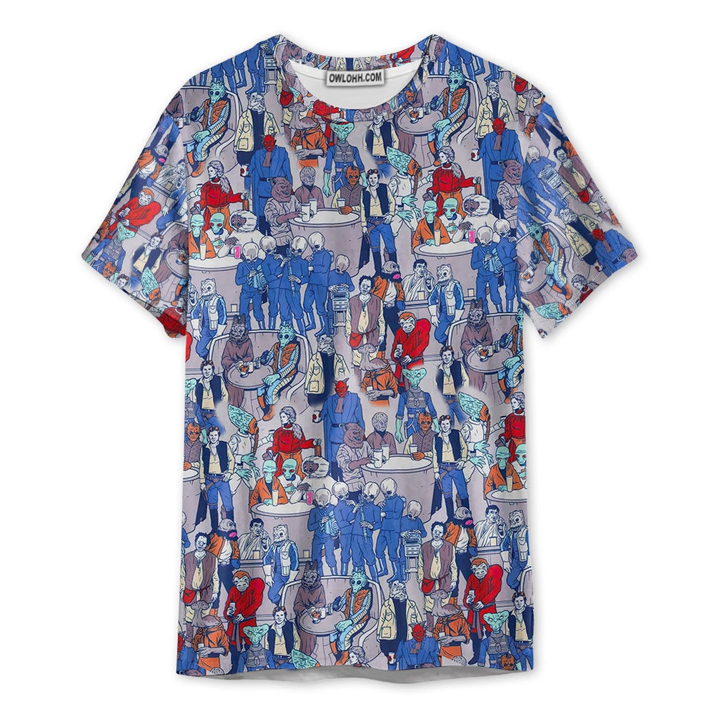 STAR WARS CANTINA - Unisex 3D T-shirt - Chic Loom