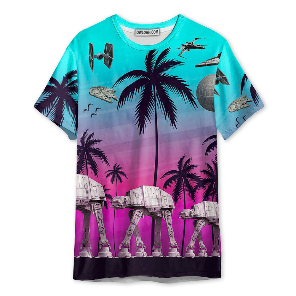 Star Wars Summer Beaches - Unisex 3D T-shirt - Chic Loom
