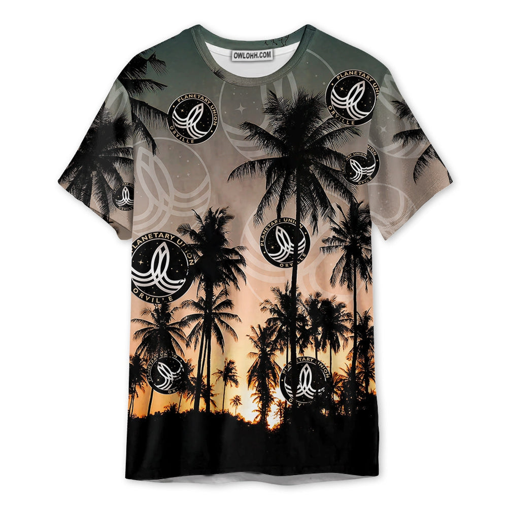 The Orville Coconut Tree ST - Unisex 3D T-shirt - Chic Loom