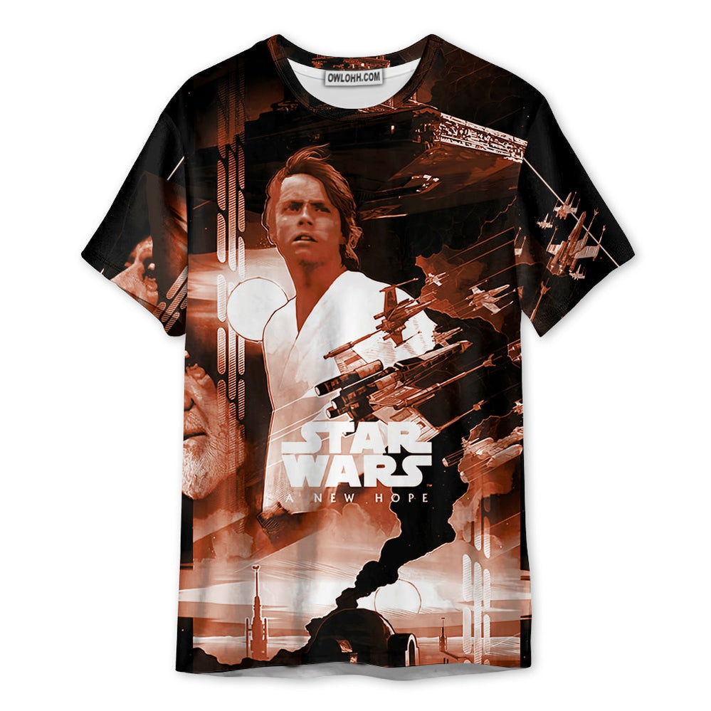 Star Wars A New Hope - Unisex 3D T-shirt - Chic Loom