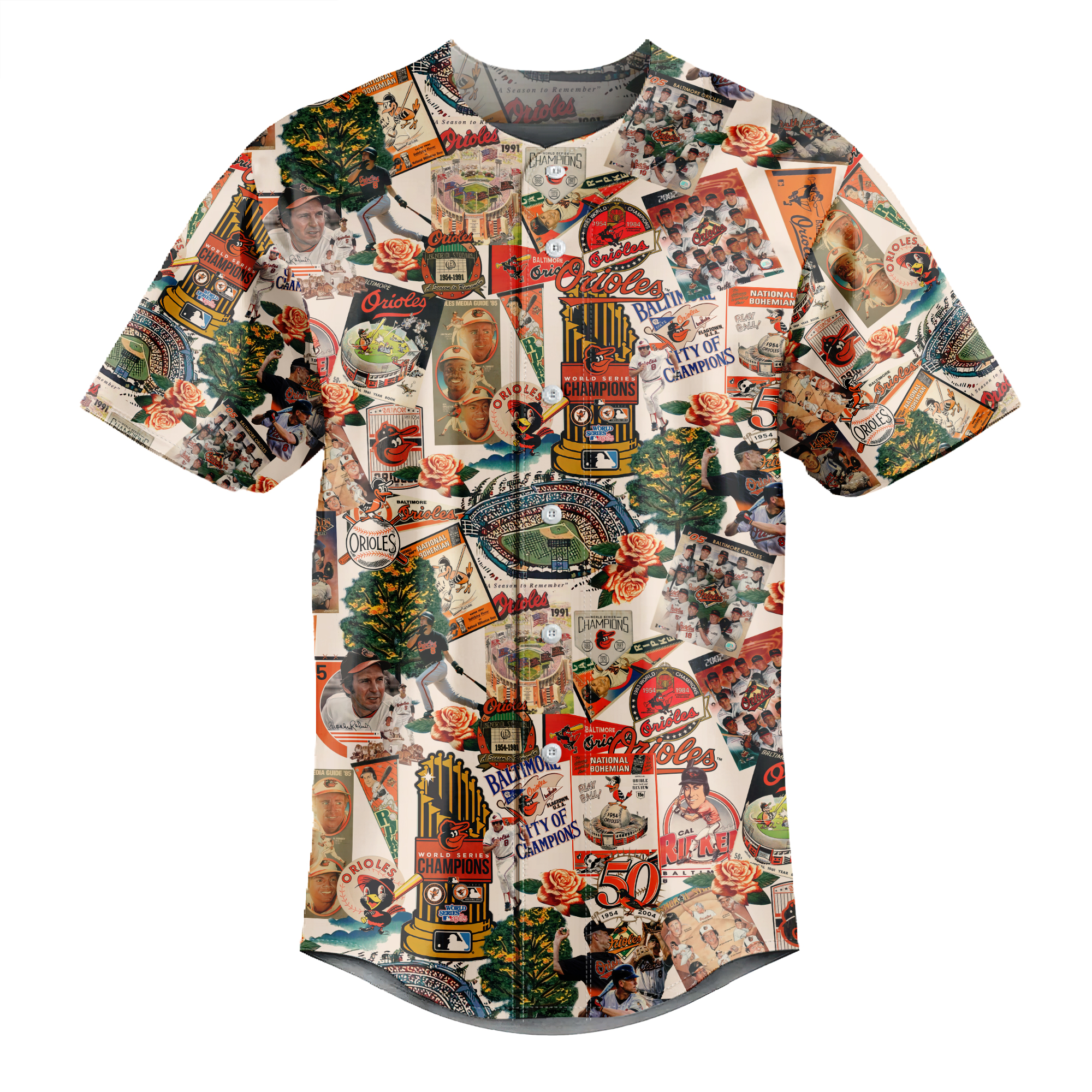 Baltimore Orioles Where the Sun Meets Vintage Dreams - Baseball Jersey - Chic Loom