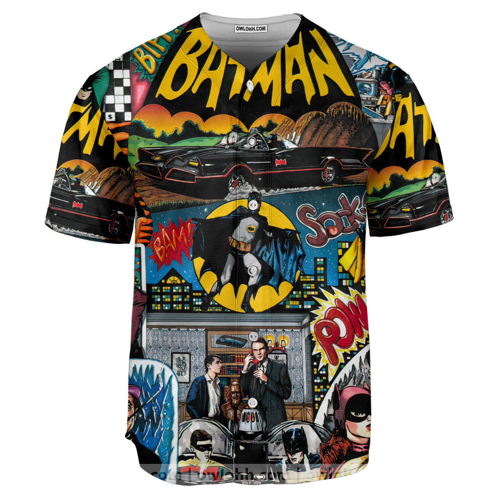 Batman 1966 Tv Series - Baseball Jersey - Chic Loom
