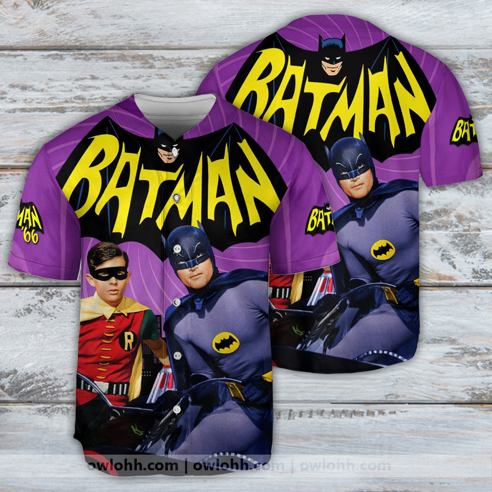 Batman And Robin - Baseball Jersey - Chic Loom