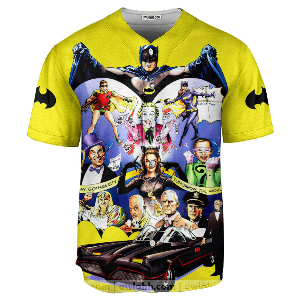 Batman Characters - Baseball Jersey - Chic Loom