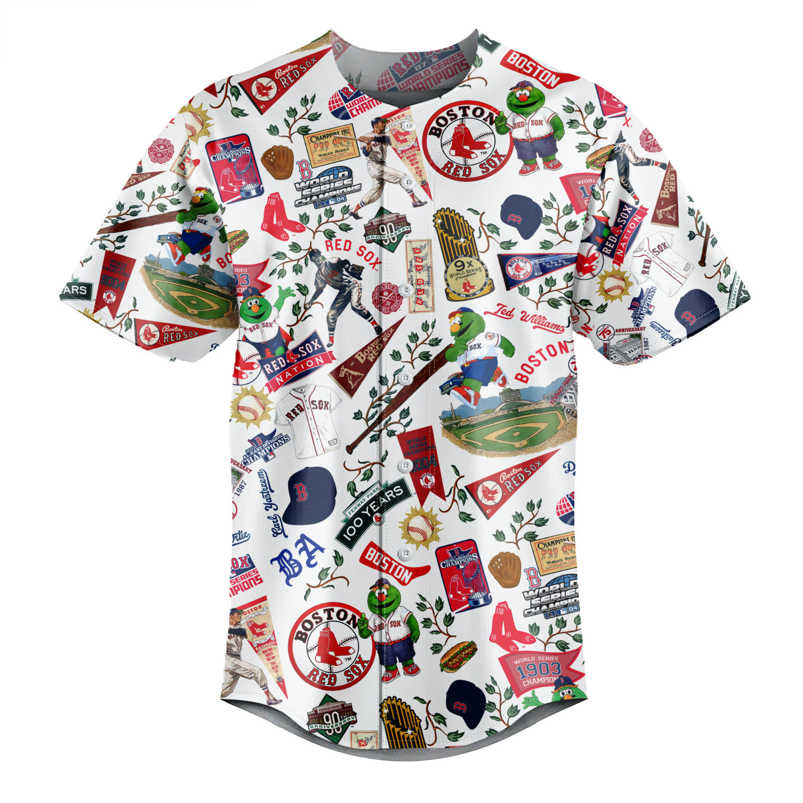 Boston Red Sox World Series Vintage – Baseball Jersey – Chic Loom