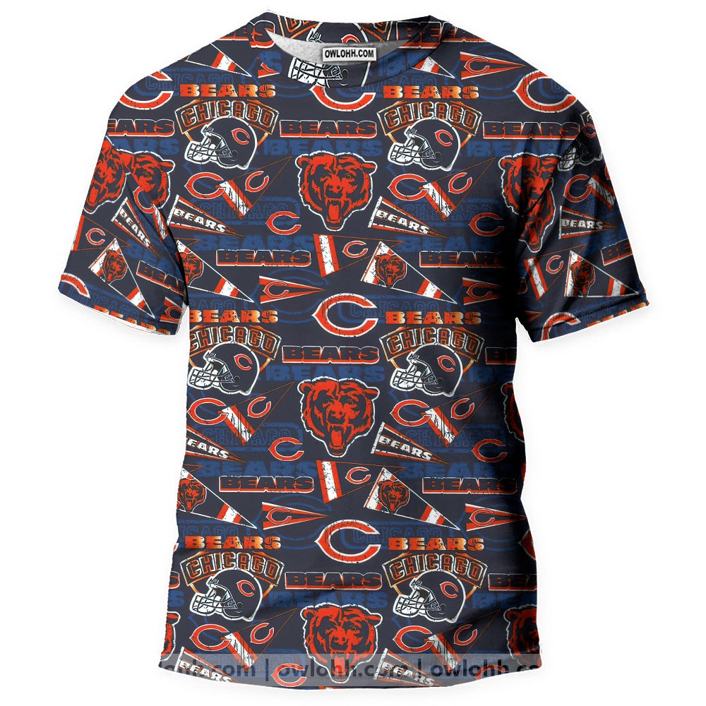 Chicago Bear - 3D T-shirt - Chic Loom