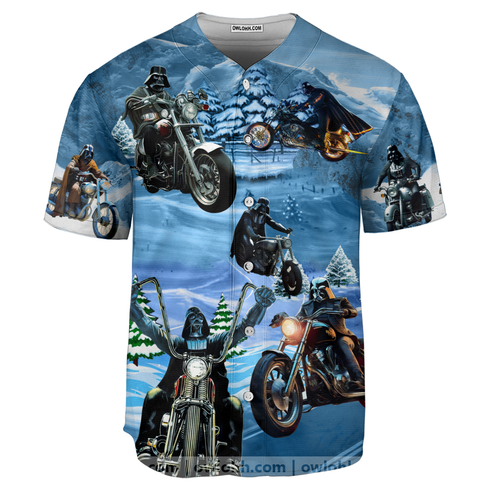 Christmas Star Wars Driving With Darth Vader Merry Christmas - Baseball Jersey - Chic Loom