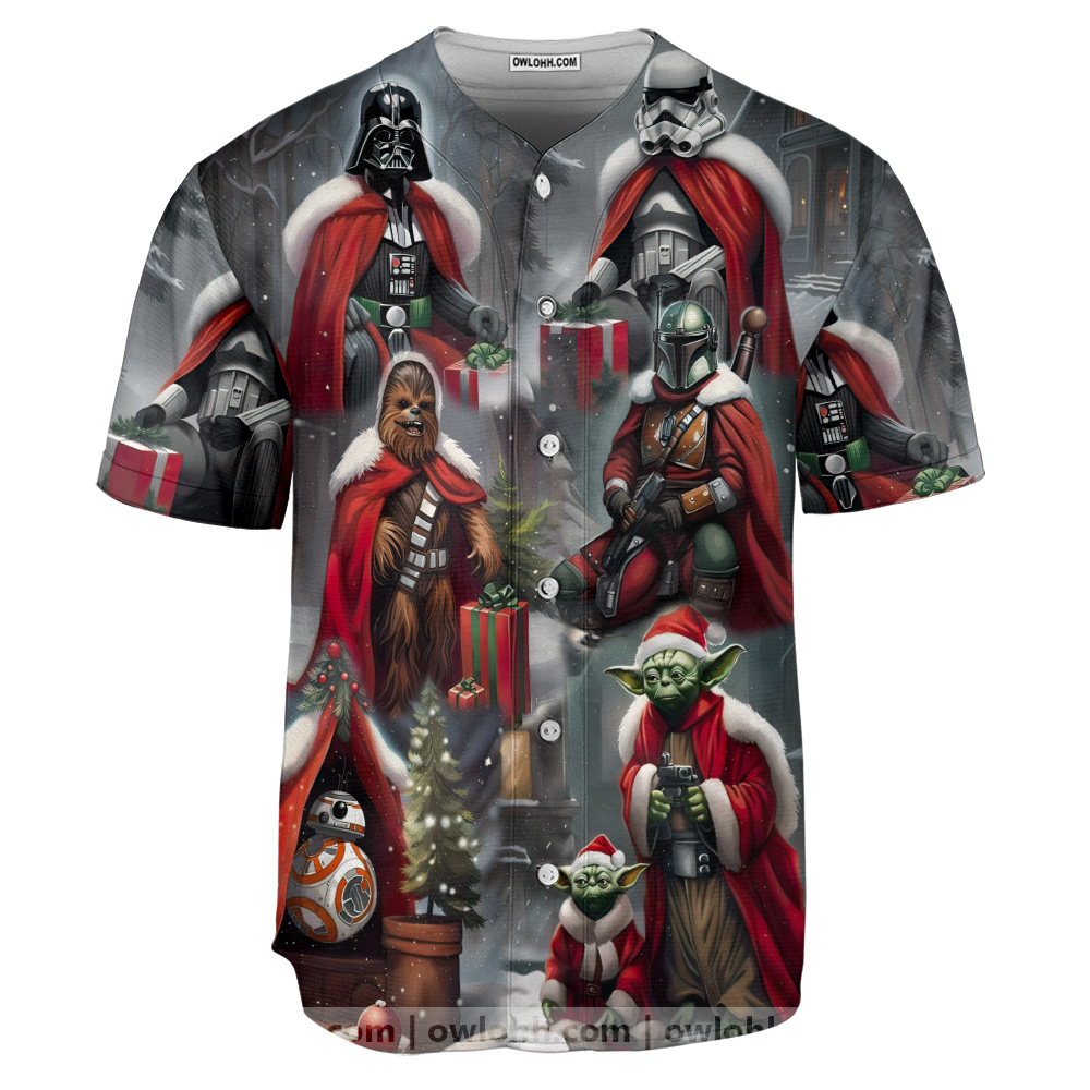 Christmas Star Wars Santa's Coming To Town - Baseball Jersey - Chic Loom