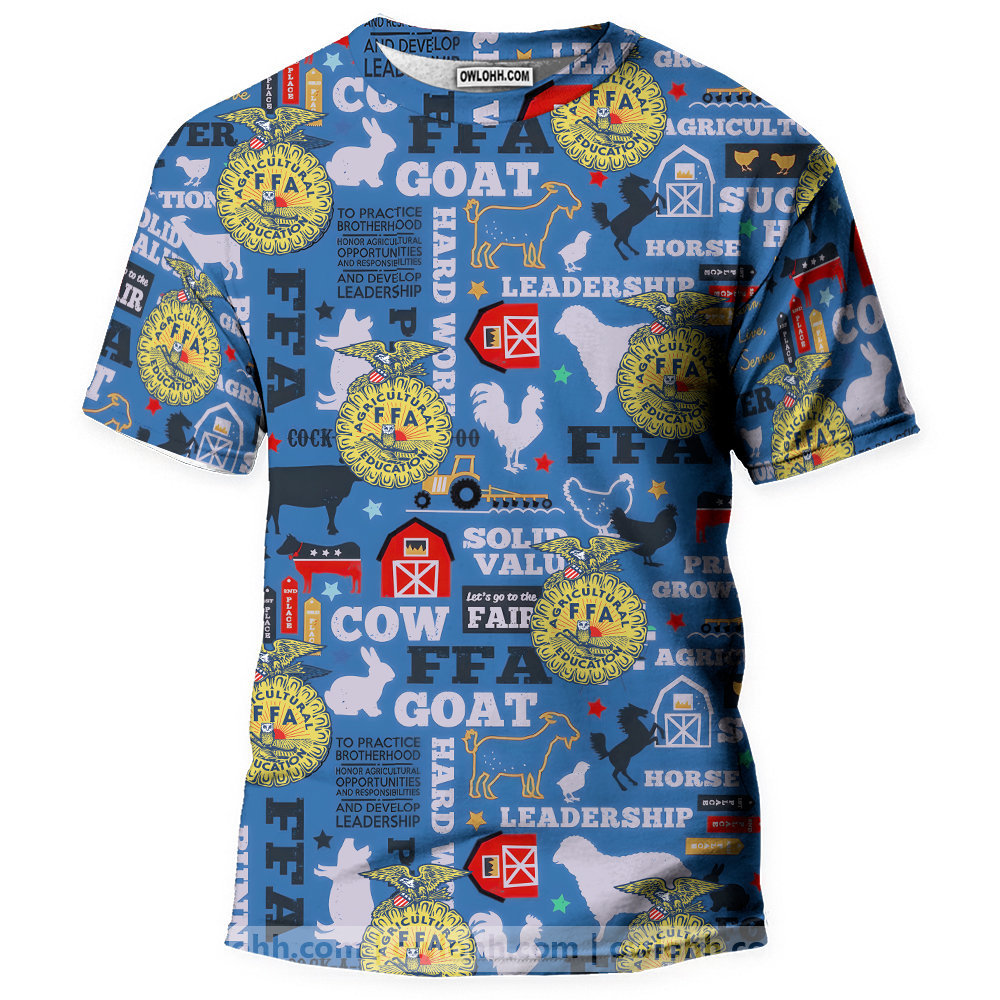 Forever Blue Ffa - 3D T-shirt - Chic Loom