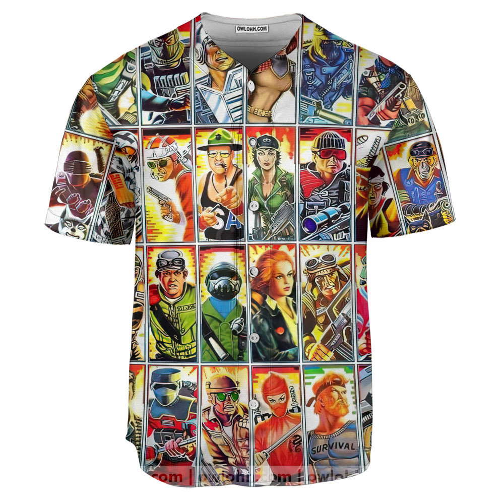 G.I. Joe In The 80s! - Baseball Jersey - Chic Loom