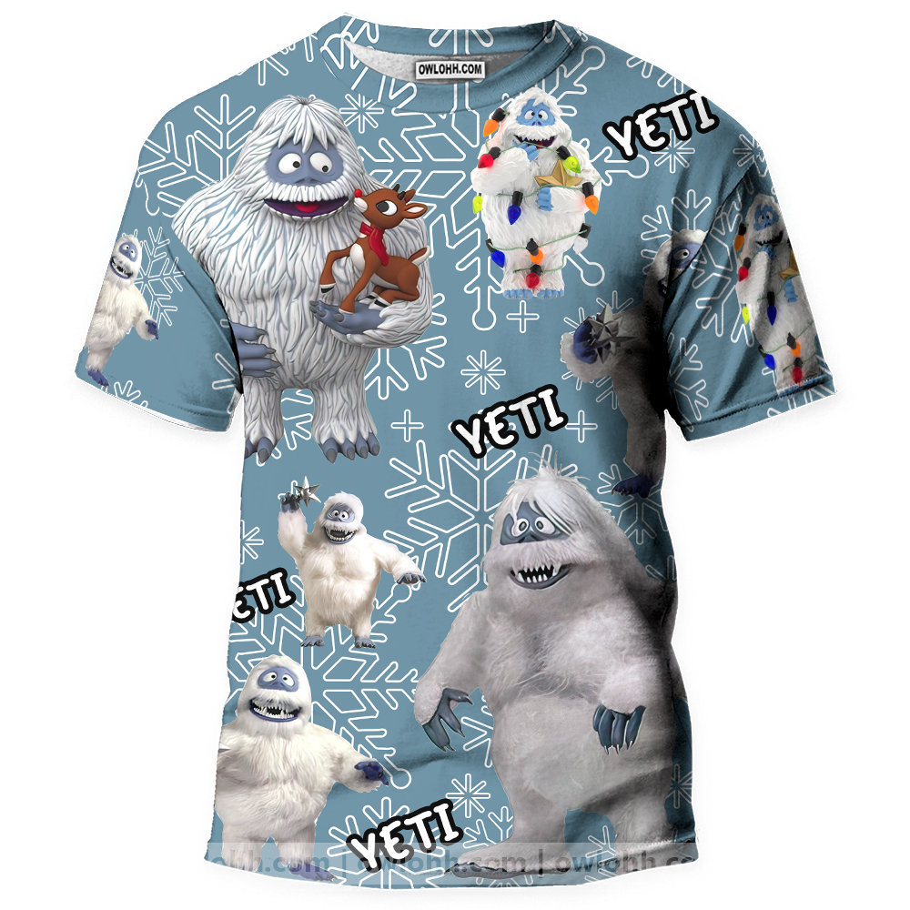 Hot Bumble The Abominable Snowman Bl - 3D T-shirt - Chic Loom