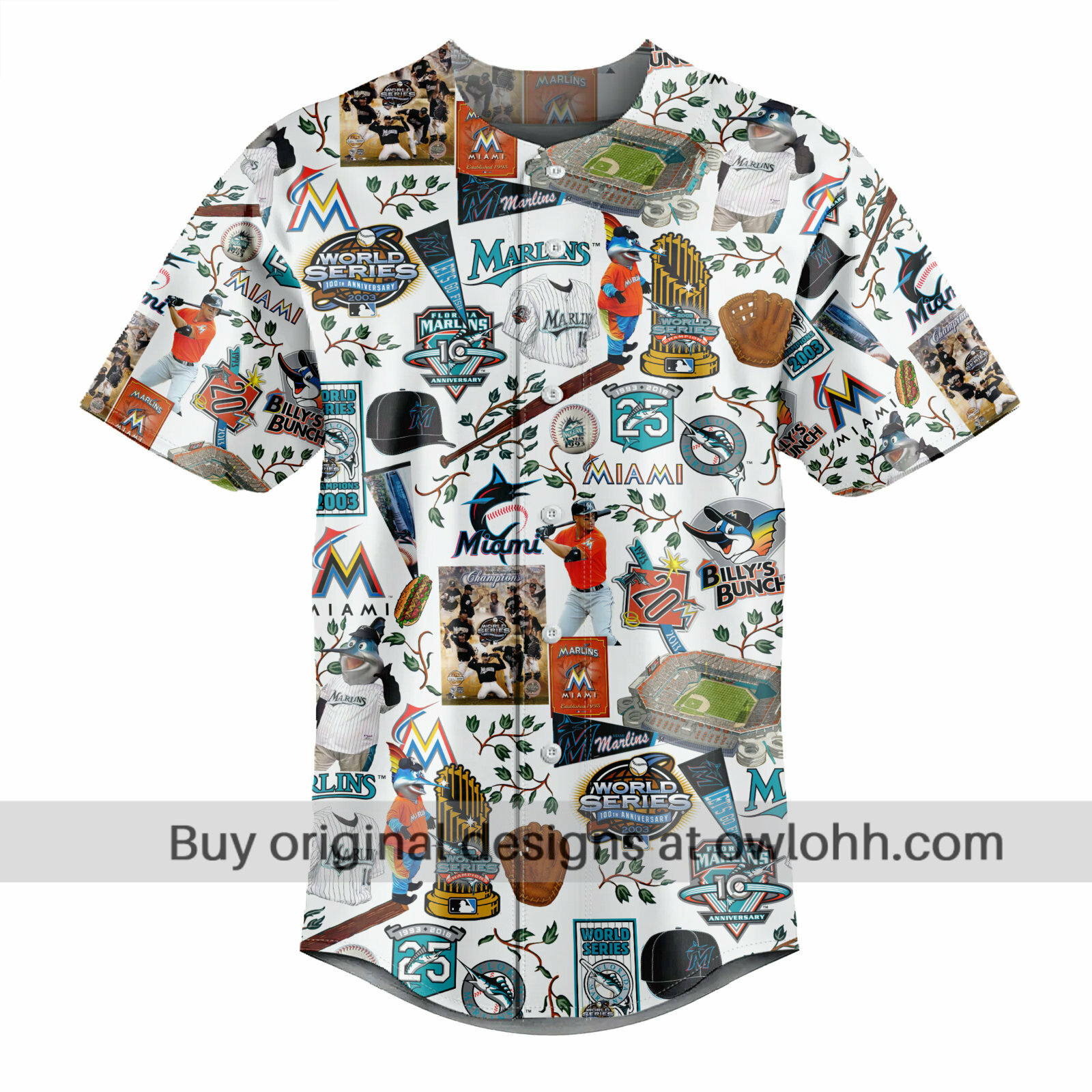 Miami Marlins World Series Vintage - Baseball Jersey - Chic Loom