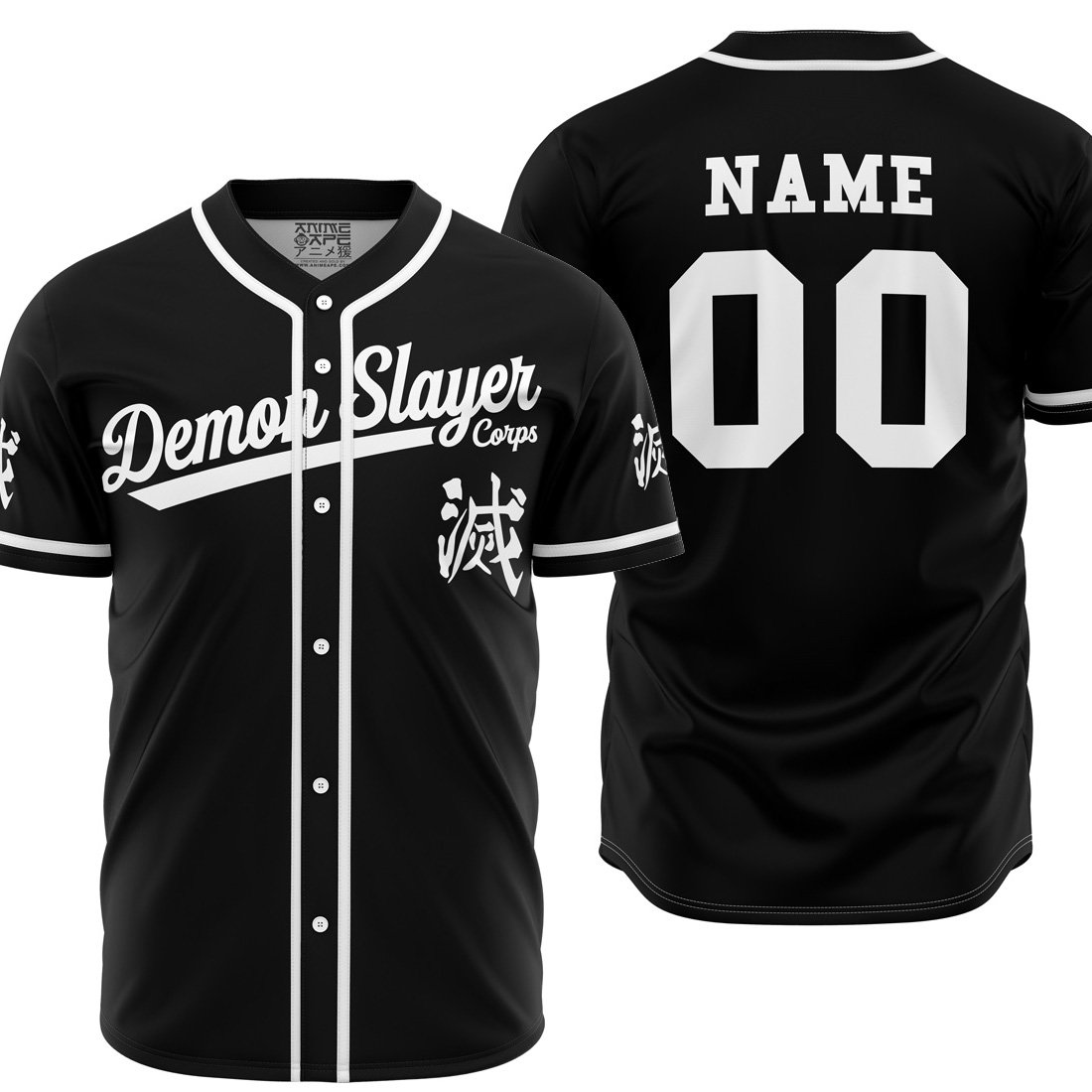 Personalized Demon Slayer Corps Baseball Jersey
