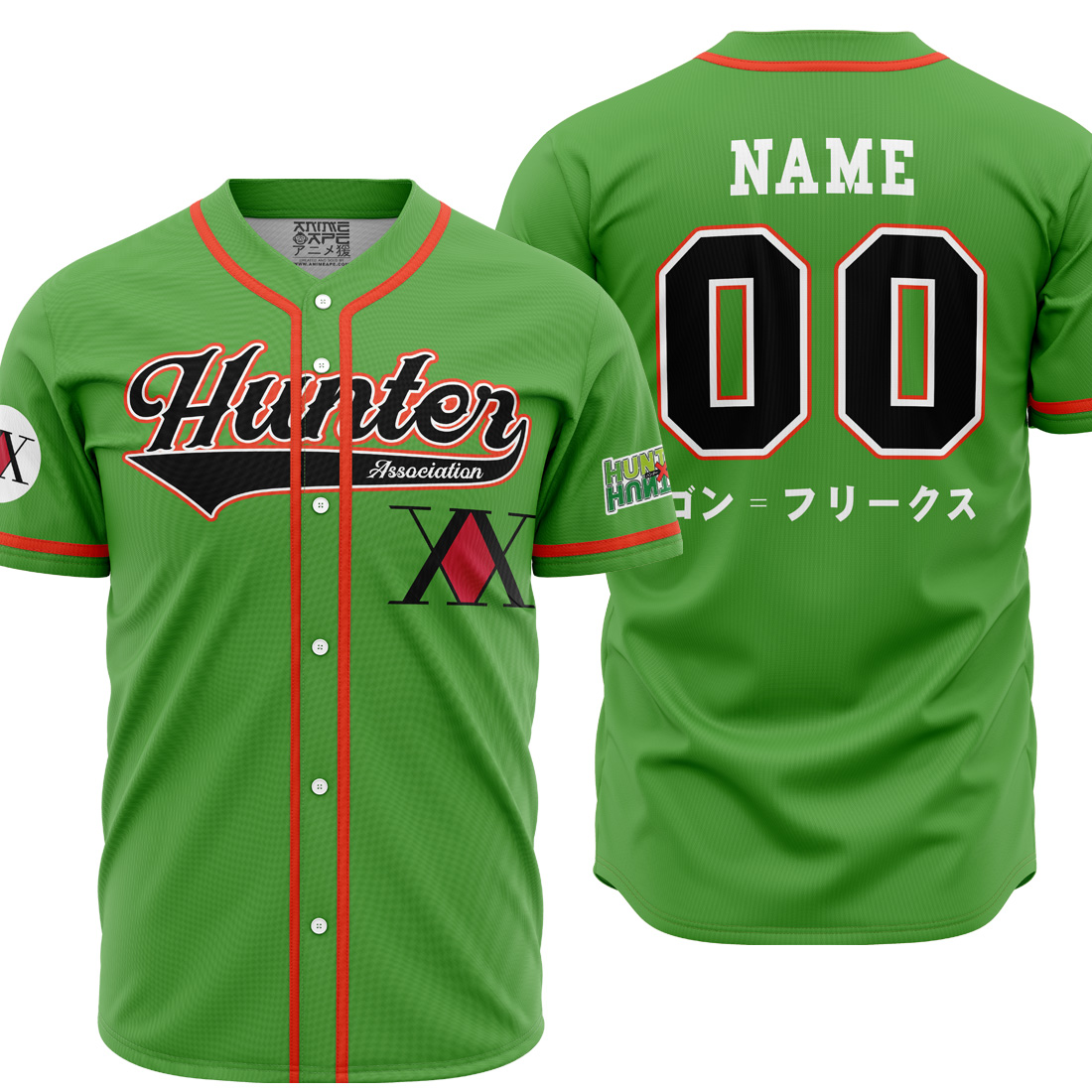 Personalized Hunter Association Hunter X Hunter Baseball Jersey