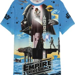 Star Wars The Empire Strikes Back Gift For Fans Unisex 3D T-shirt - Chic Loom