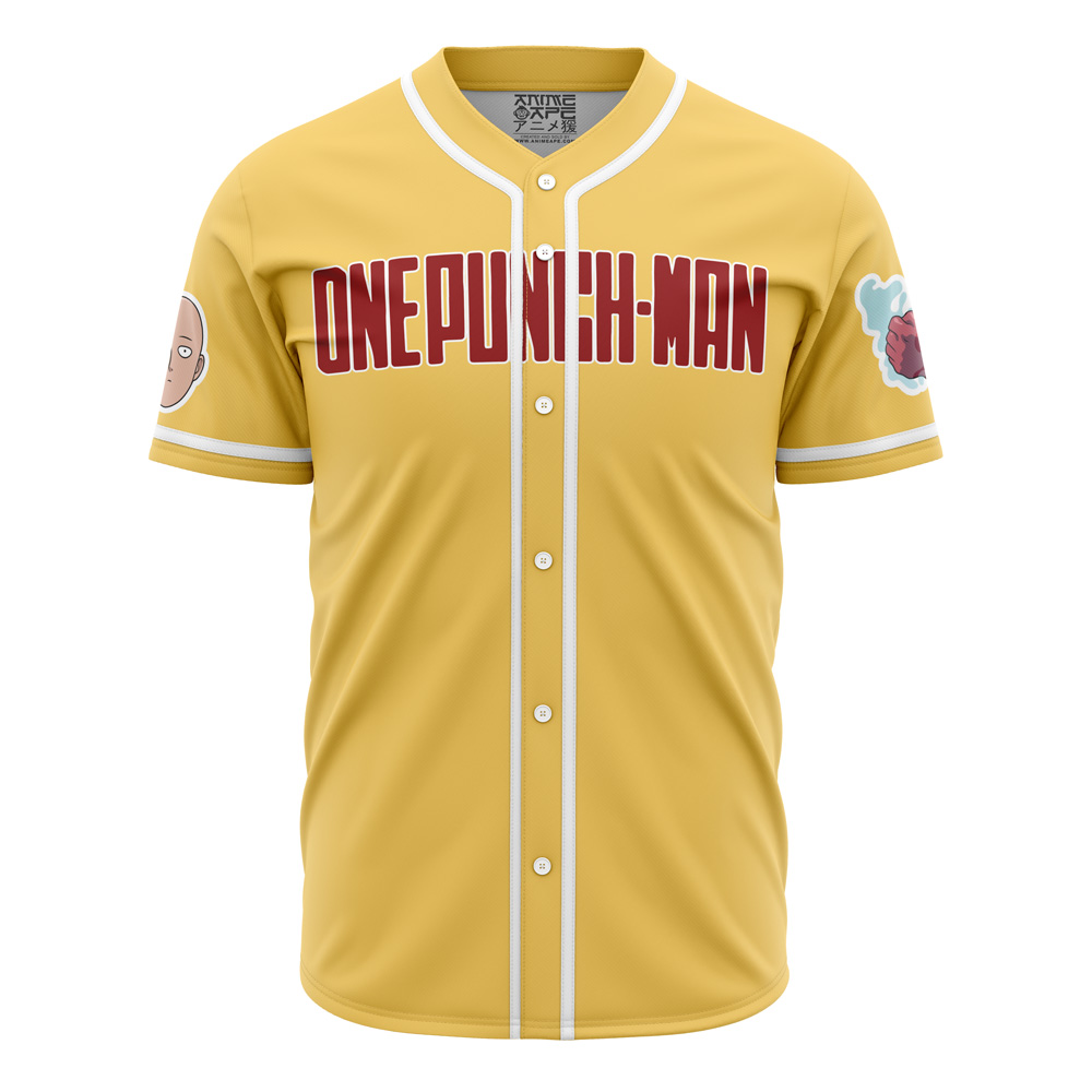 Power Saitama Punch Man Baseball Jersey
