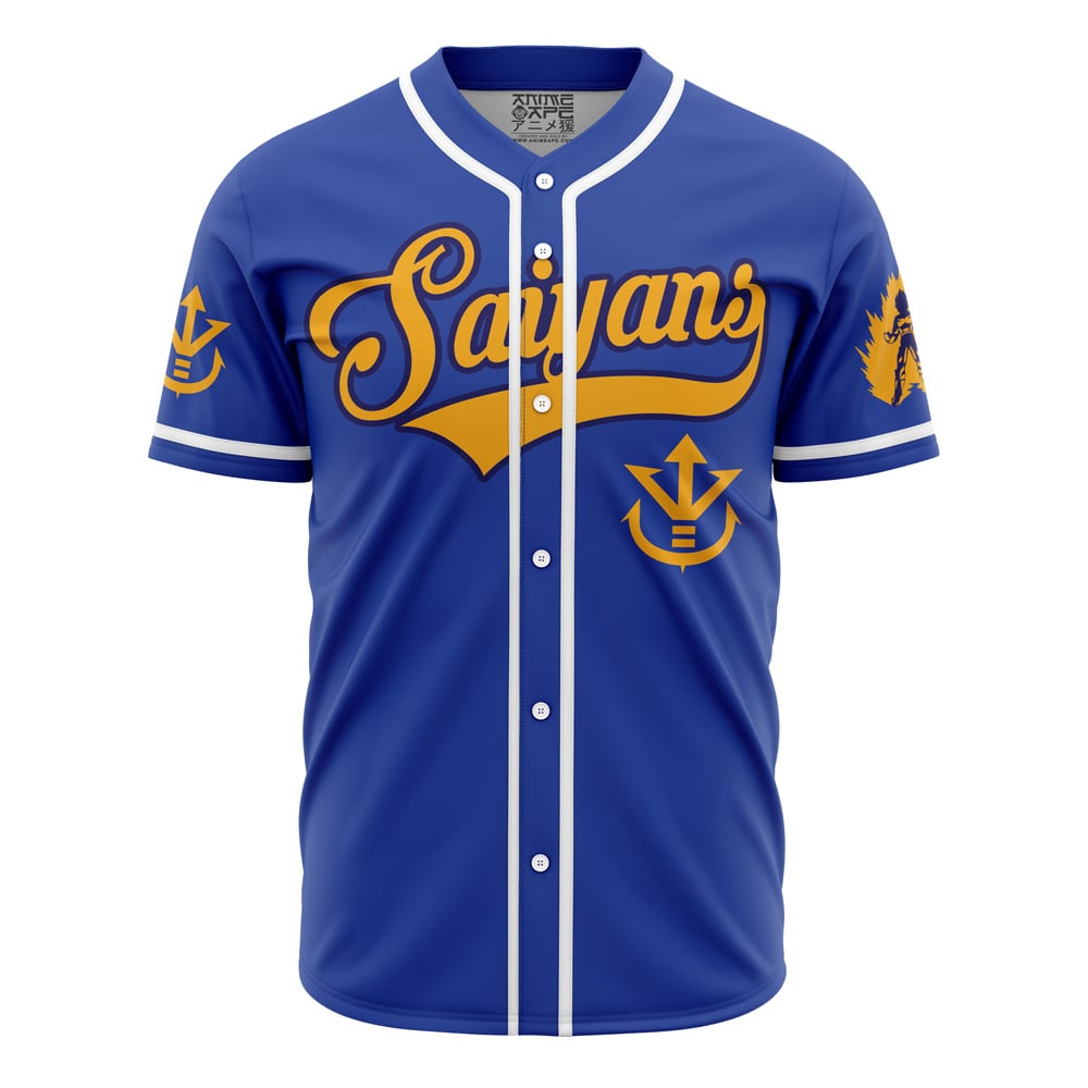 Saiyan Vegeta V2 Dragon Ball Z Baseball Jersey
