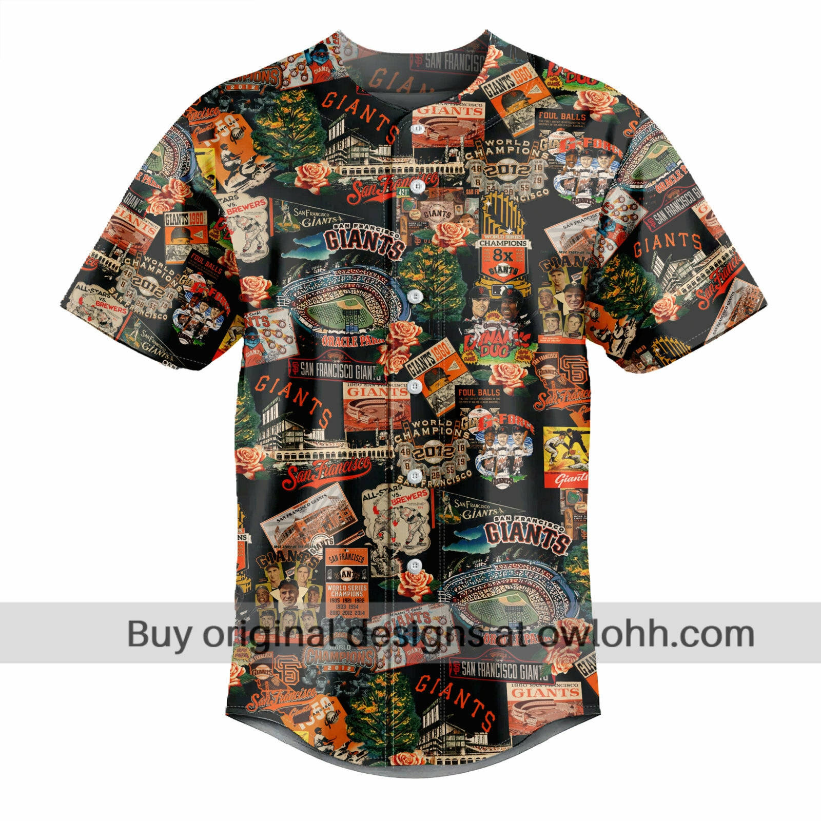 San Francisco Giants Where the Sun Meets Vintage Dreams - Baseball Jersey - Chic Loom