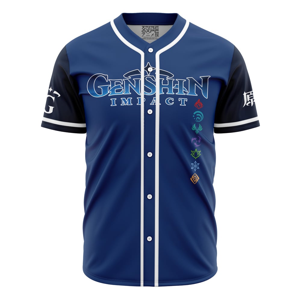 Seven Elements Genshin Baseball Jersey