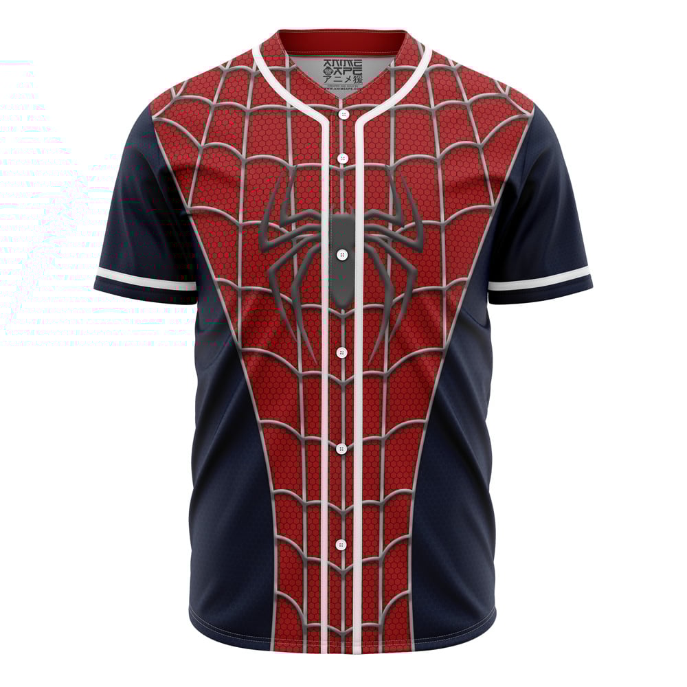 Spiderman Cosplay Marvel Baseball Jersey