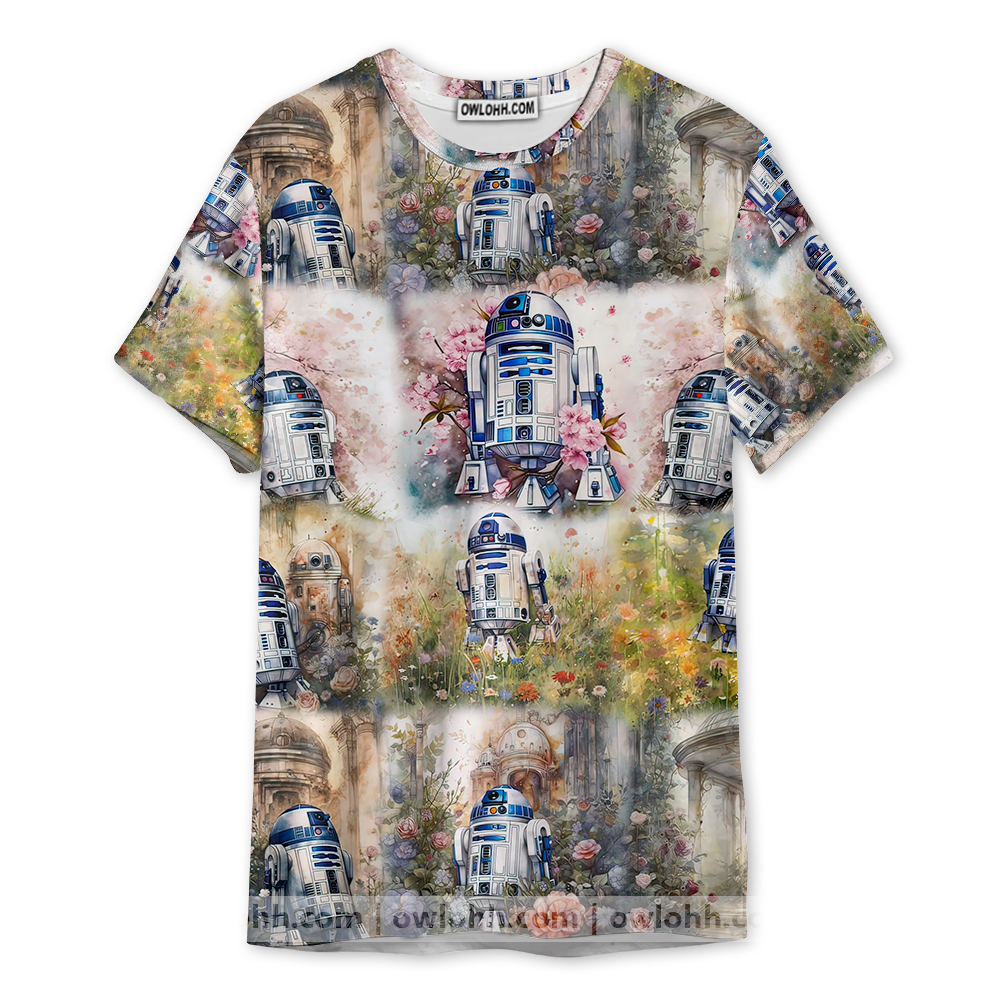 Star Wars R2-D2 Winter To Spring - Unisex 3D T-shirt - Chic Loom