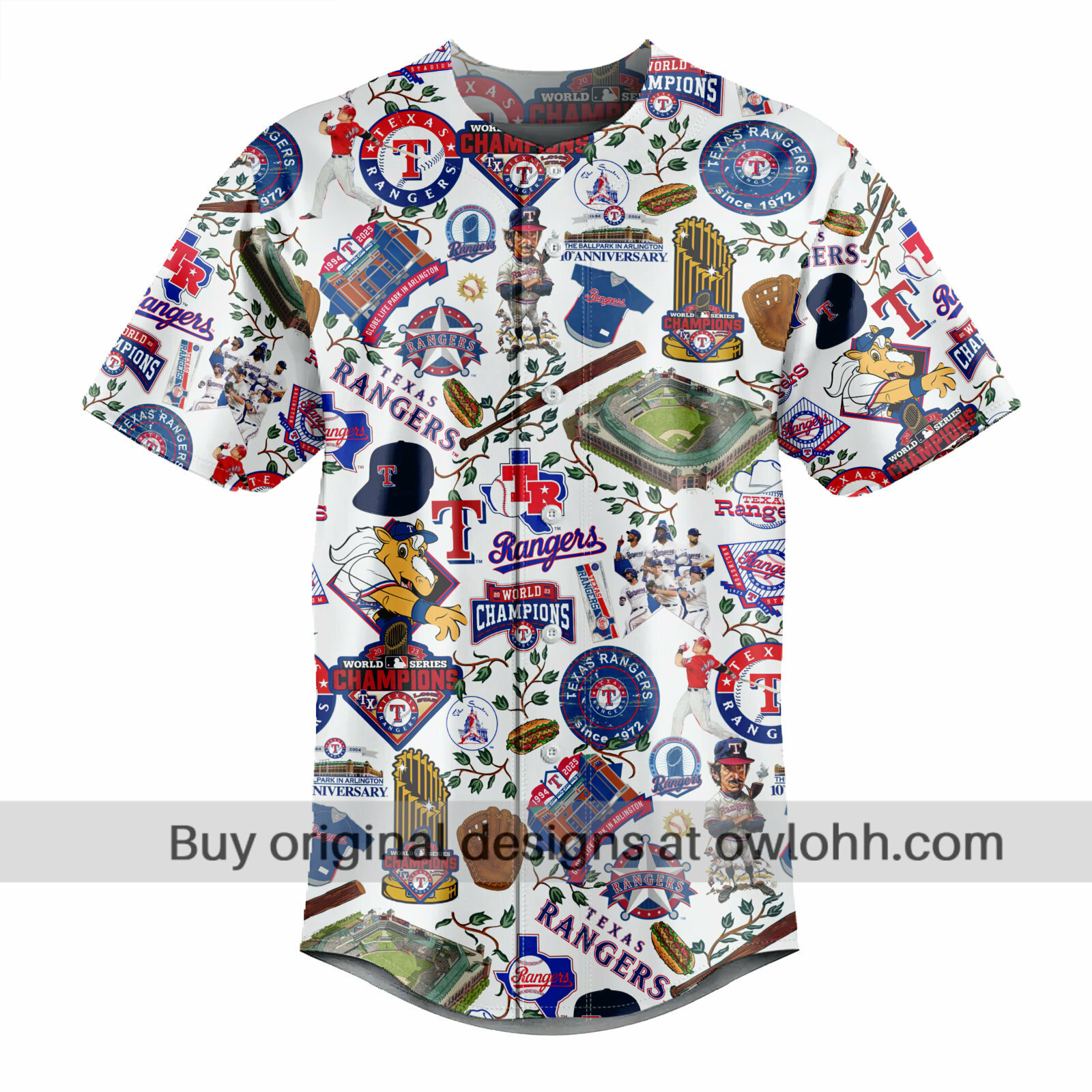Texas Rangers World Series Vintage - Baseball Jersey - Chic Loom
