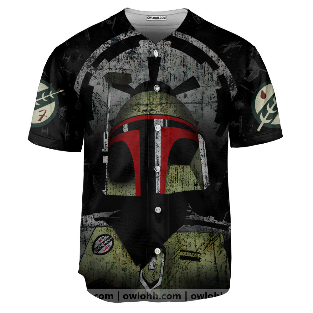 The Bounty Hunter Boba Fett Mandalorian - Baseball Jersey - Chic Loom