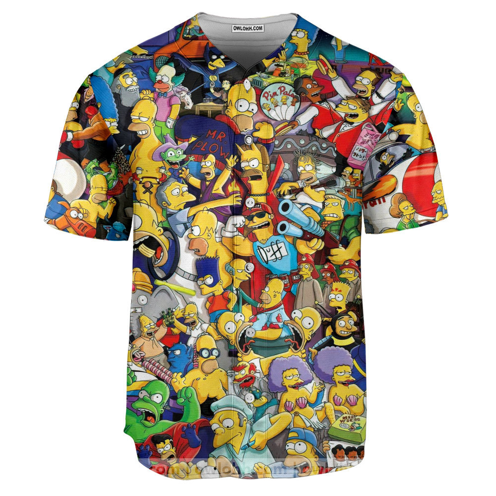 The Simpsons - Baseball Jersey - Chic Loom