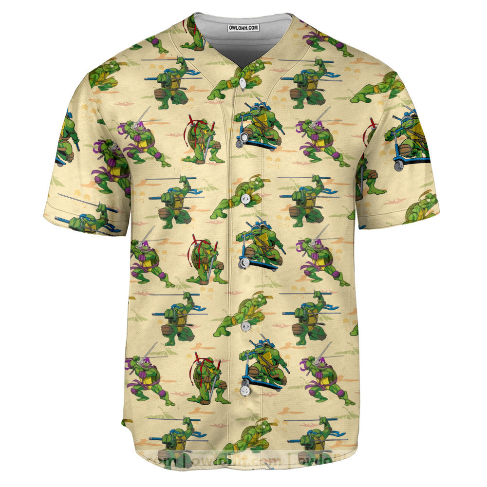 The Teenage Mutant Ninja Turtles - Baseball Jersey - Chic Loom