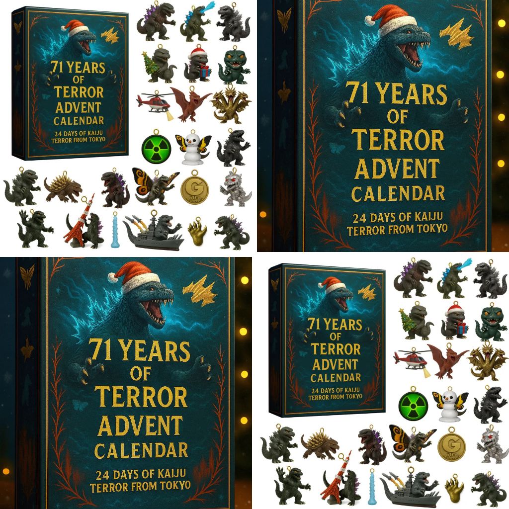Kaiju Godzilla Advent Calendar 2025