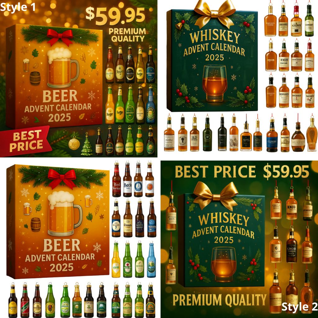 MUST-HAVE Beer & Whiskey Advent Calendars