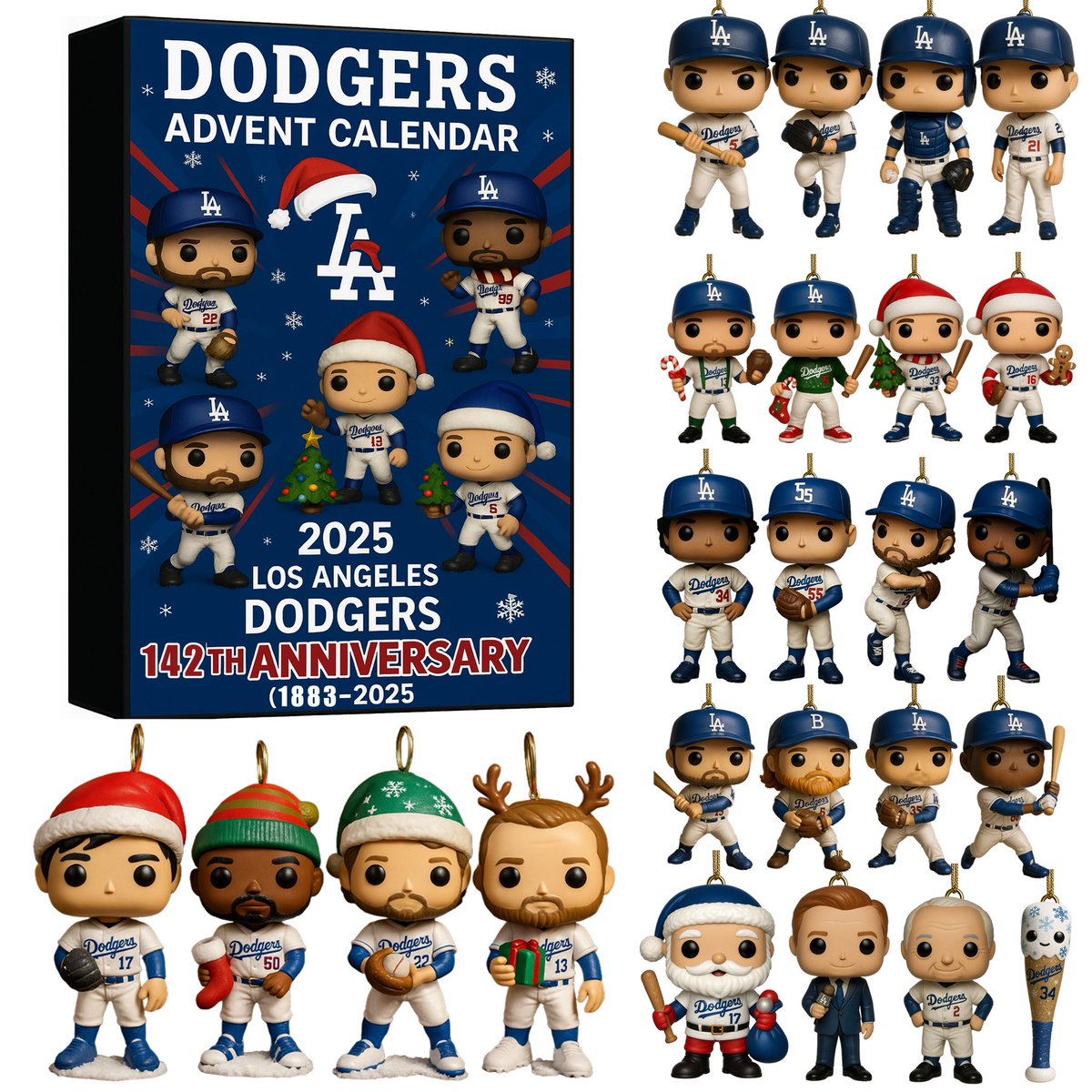 Los Angeles Dodgers 142nd Anniversary Advent Calendar 2025