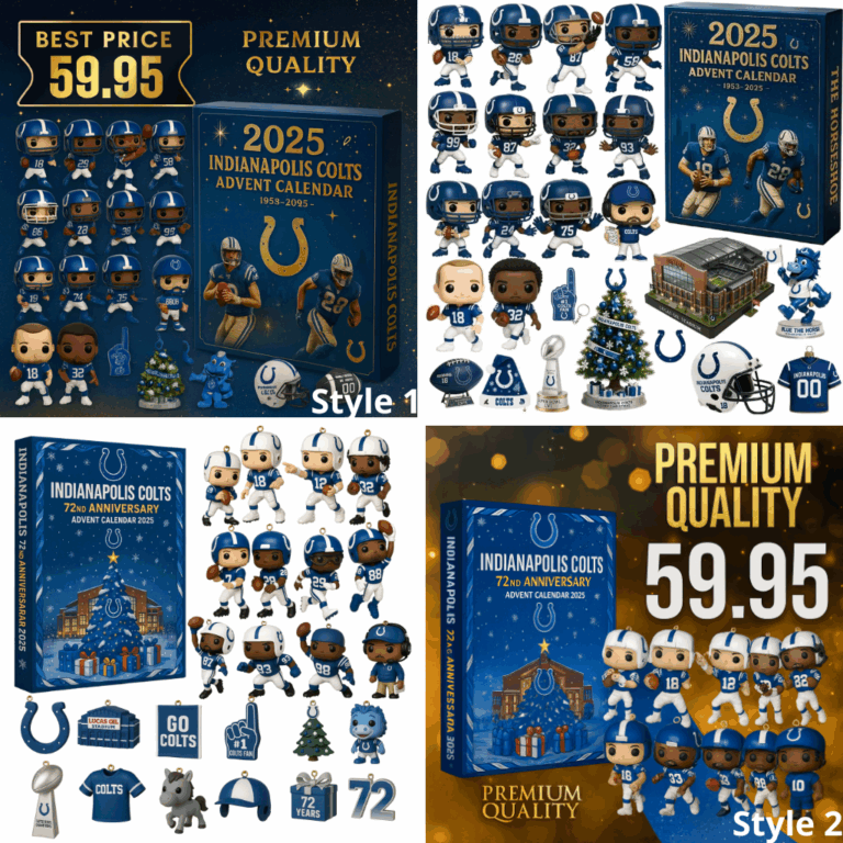 Indianapolis Colts Advent Calendar 2025 72TH ANNIVERSARY Christmas Gift, Christmas Idea