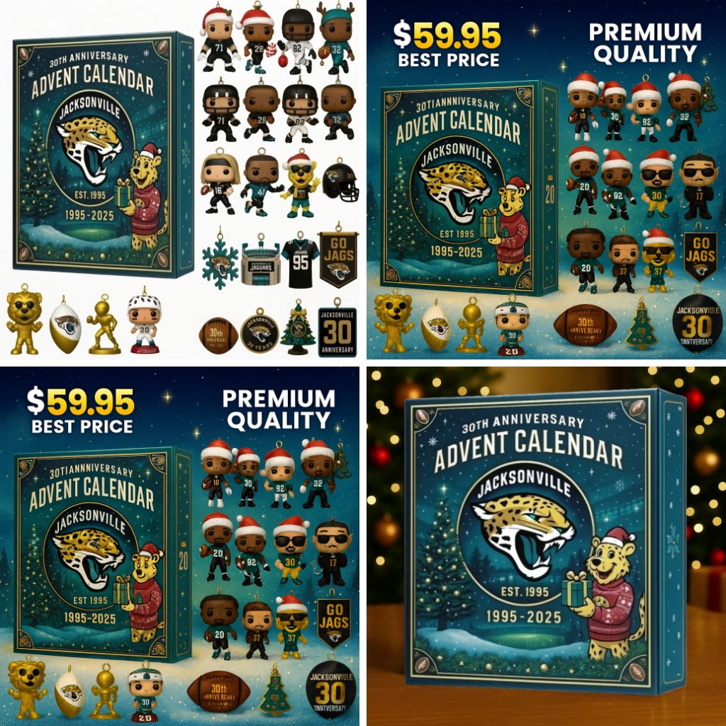 NEW Jacksonville Jaguars Advent Calendar