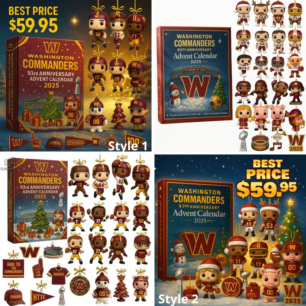 LIMITED Washington Commanders Advent Calendar