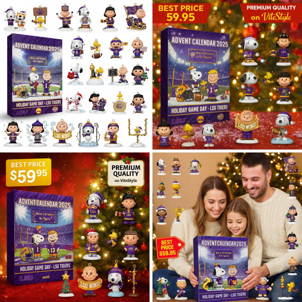LSU Tiger Snoopy Advent Calendar