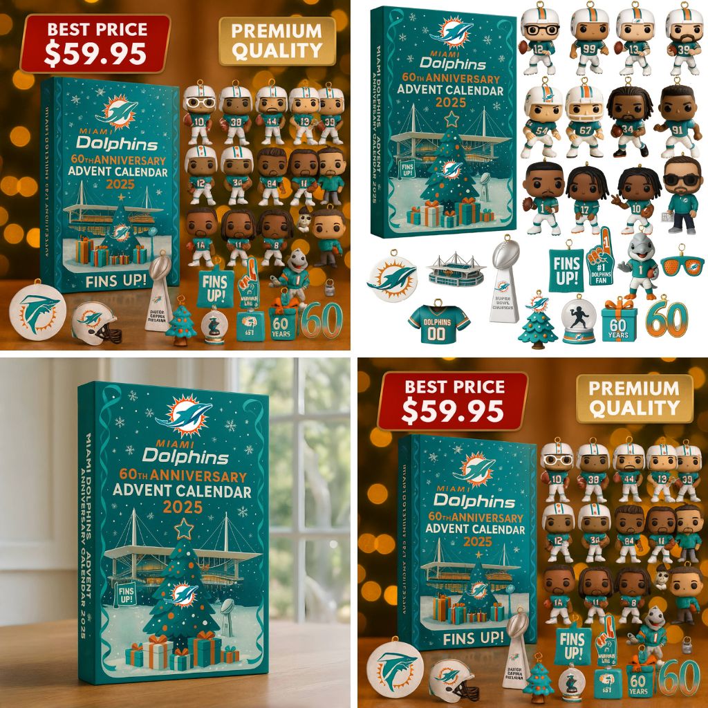NEW Miami Dolphins Advent Calendar