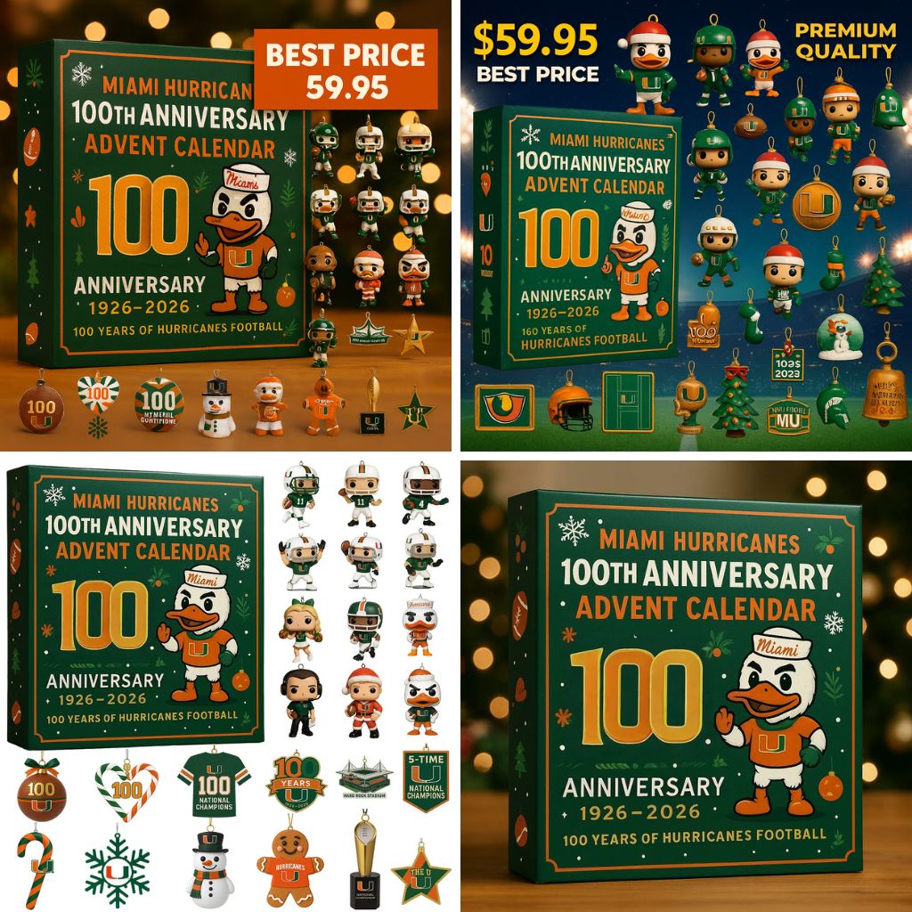 Miami Hurricanes Advent Calendar 2025