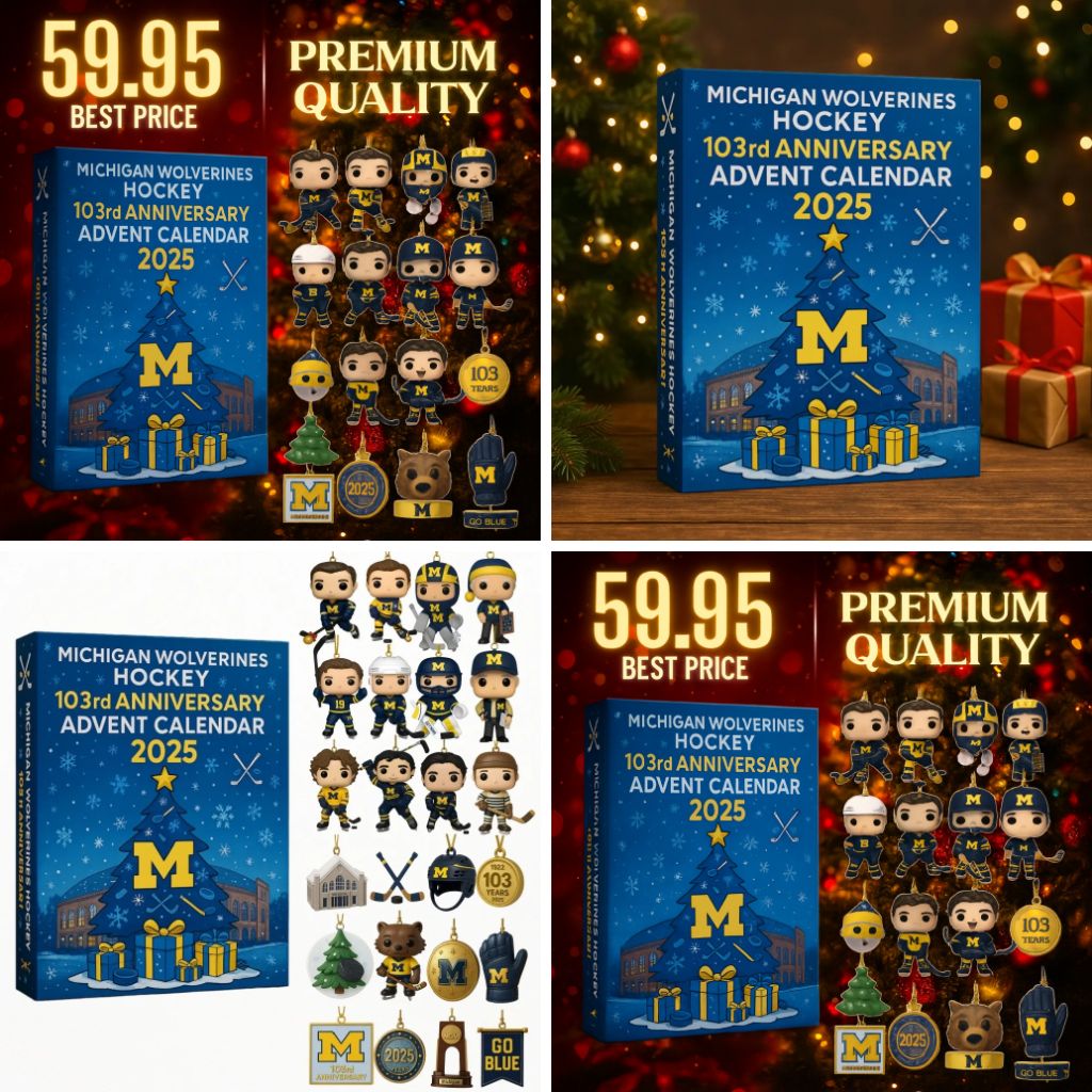 Michigan Wolverines Hockey Advent Calendar