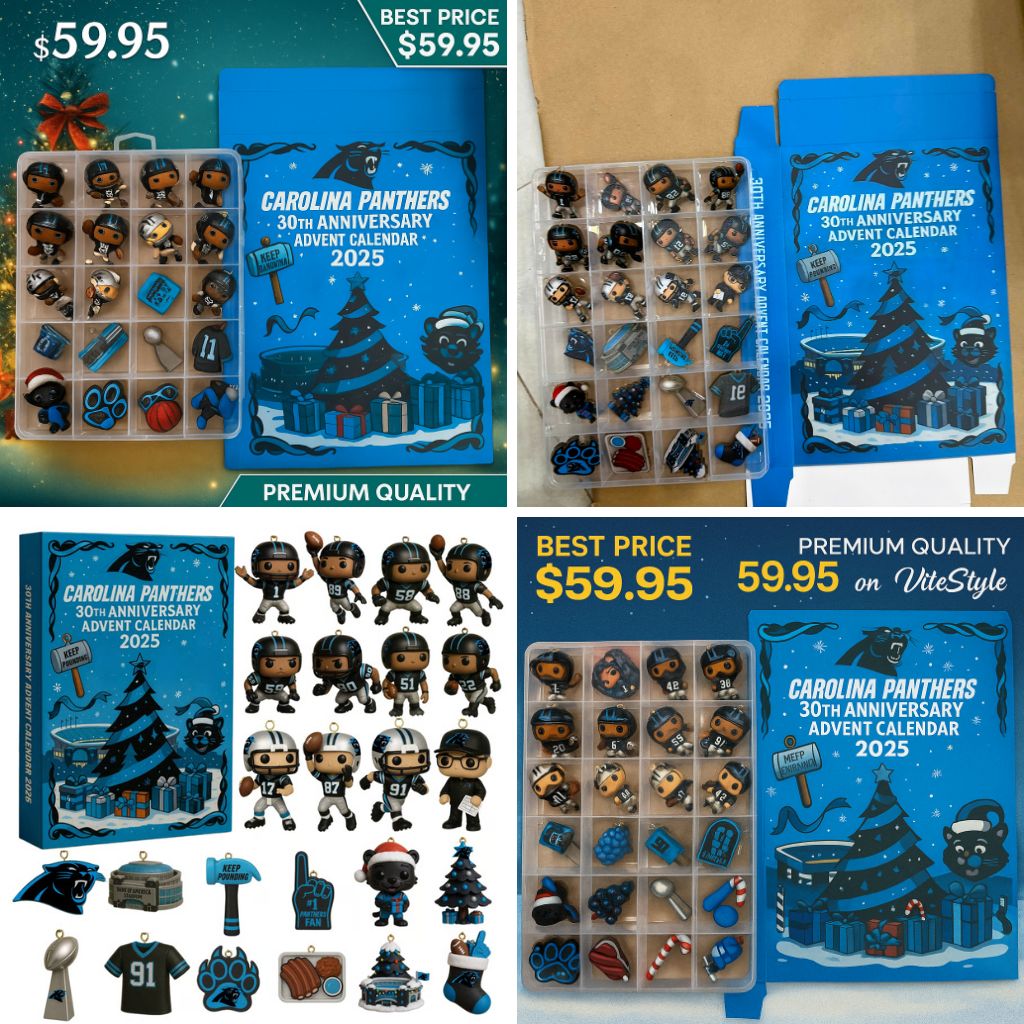 NEW Carolina Panthers Advent Calendar