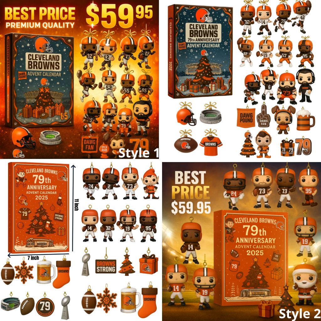 NEW Cleveland Browns Advent Calendar