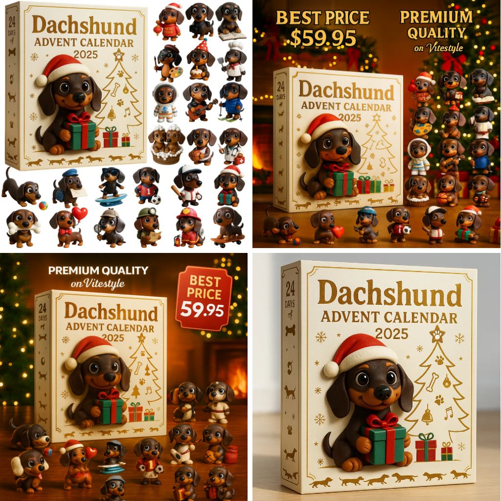 NEW Dachshund Advent Calendar