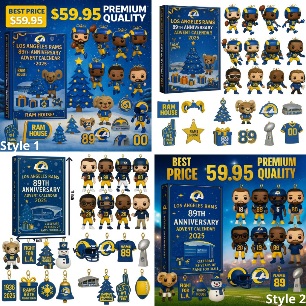 NEW Los Angeles Rams Advent Calendar