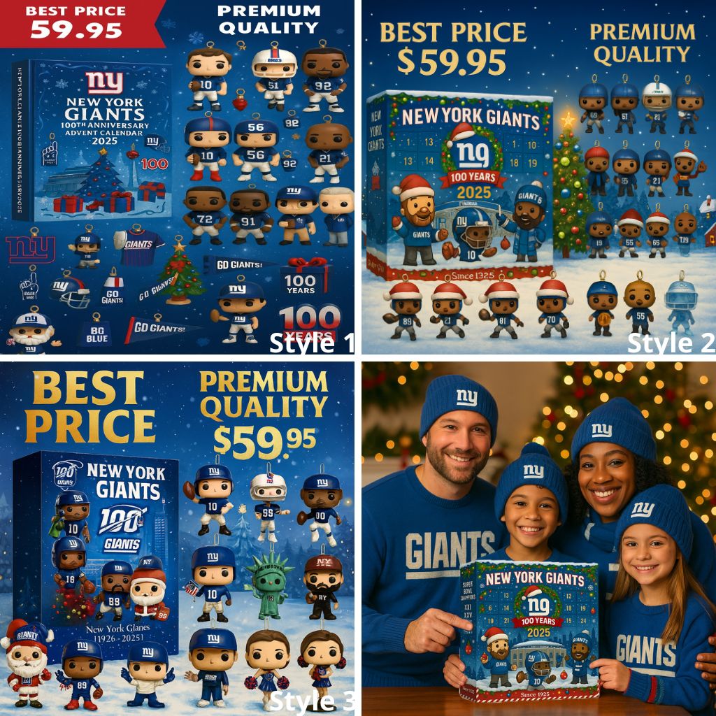 NEW New York Giants Advent Calendar