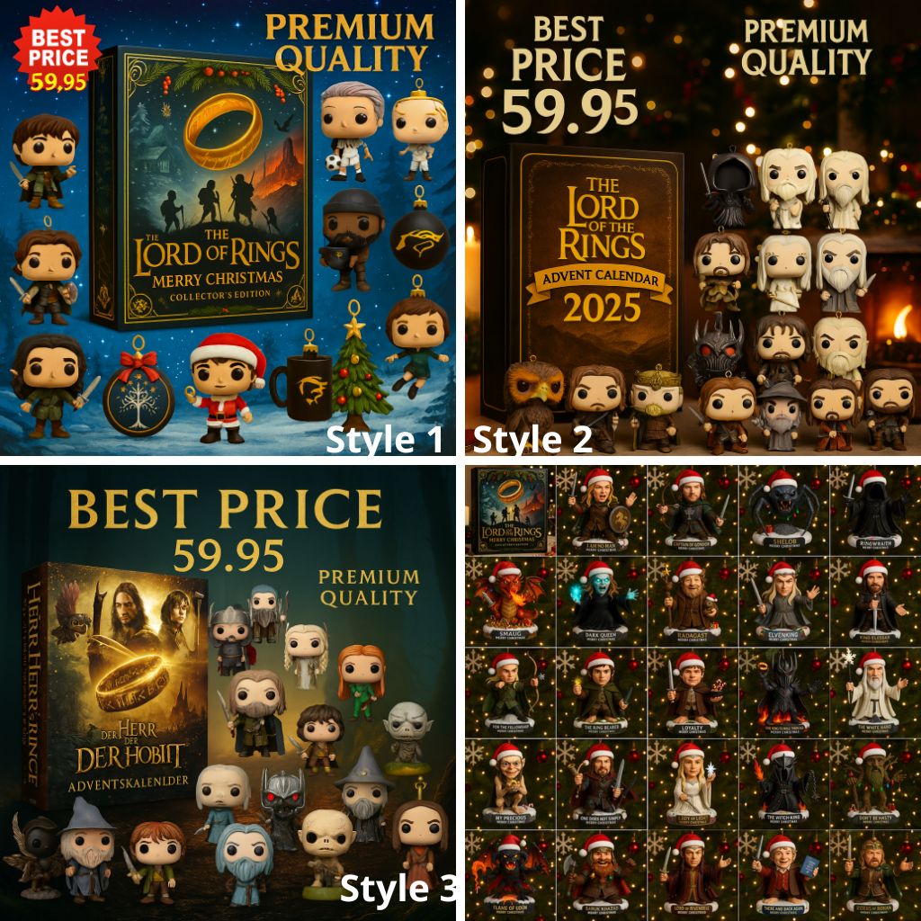 New The Lord Of The Rings Christmas Advent Calendar