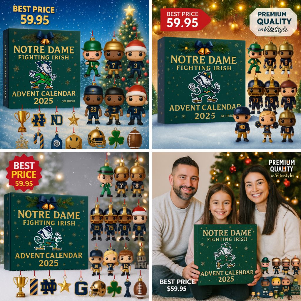 NEWEST Notre Dame Fighting Irish Advent Calendar
