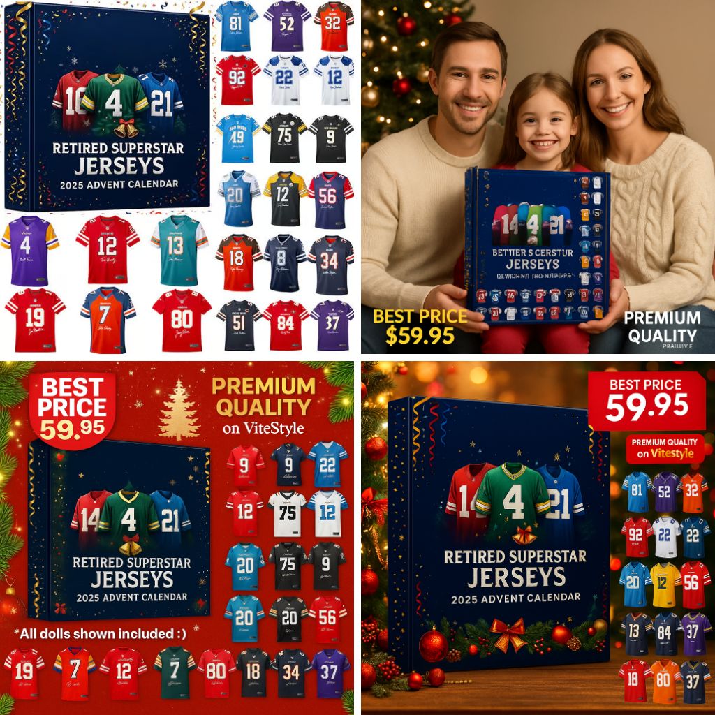 NFL Retired Superstar Jerseys Advent Calendar 2025