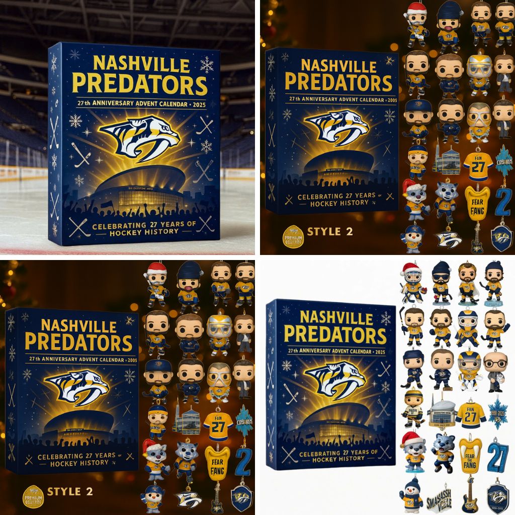 Nashville Predators 25th Anniversary Advent Calendar 2025