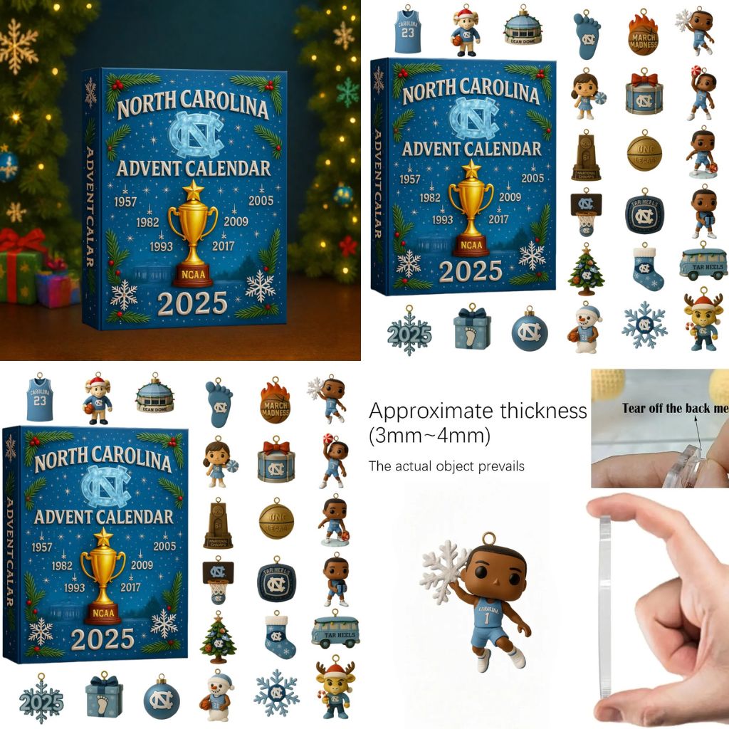 North Carolina Tar Heels Advent Calendar 2025