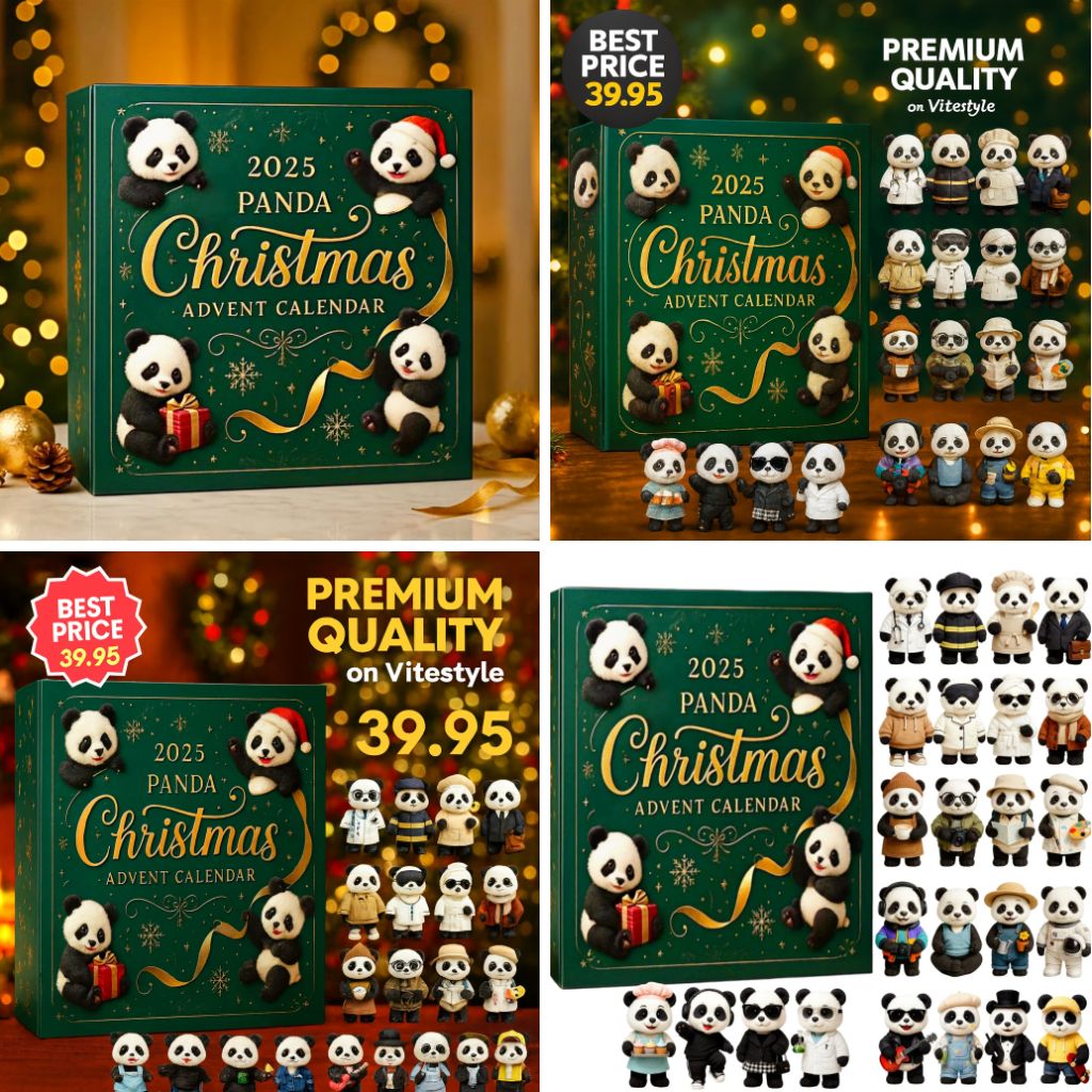 Panda Christmas Advent Calendar